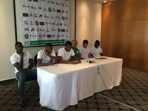 Coach Gernot Rohr, Captain Mikel Obi and others engage in media chat ahead of Tanzania clash (photos)